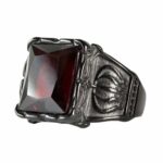 echSR1500-56-etNox-Ring-Black-Royal-Beauty-Edelstahl-mit-rotem-Stein-1