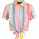 blusa rayas multicolores blusa rayas multicolores