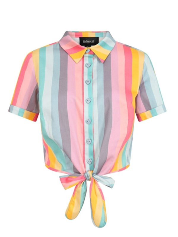 blusa rayas multicolores blusa rayas multicolores